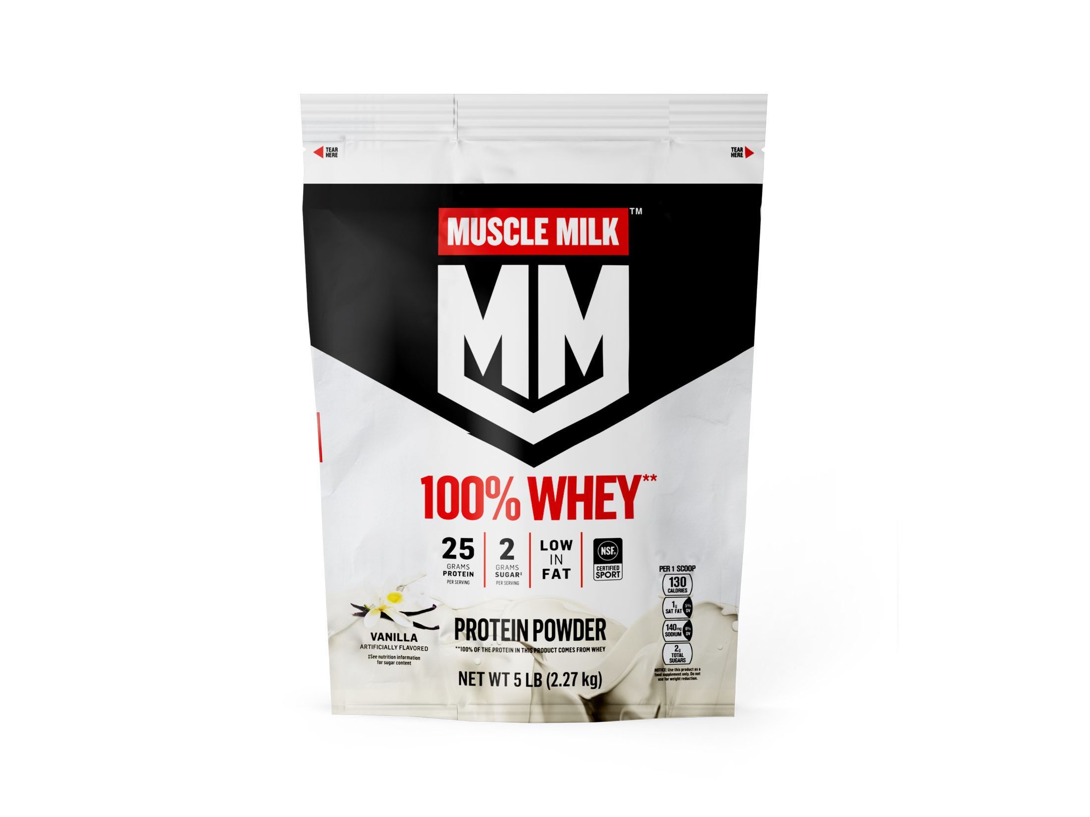 Muscle Milk 100% Whey - Vanilla - PDP Hero 1