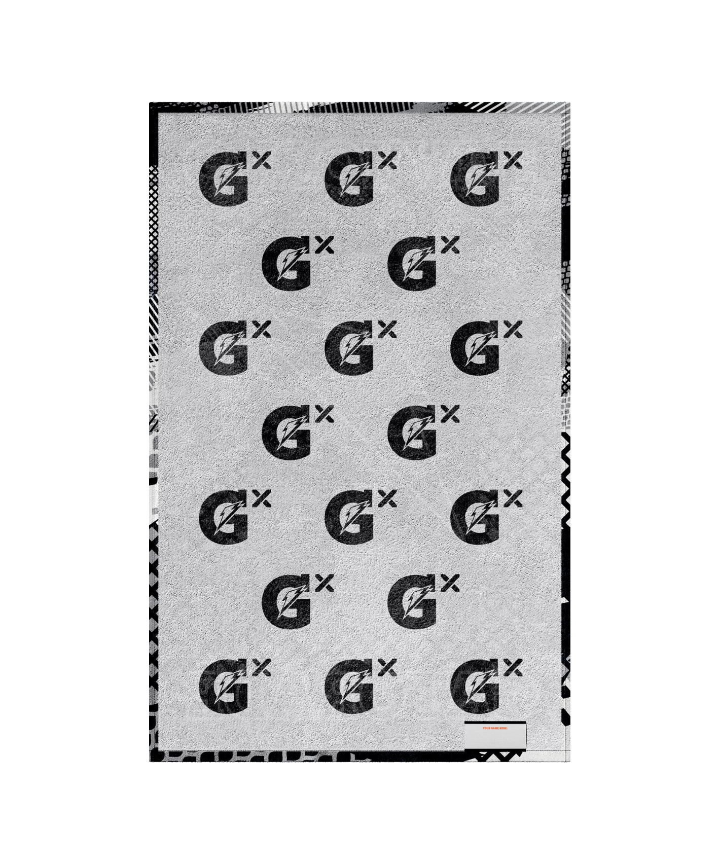 Glitched Towel - All Smoke - Towel - PDP Detail 4