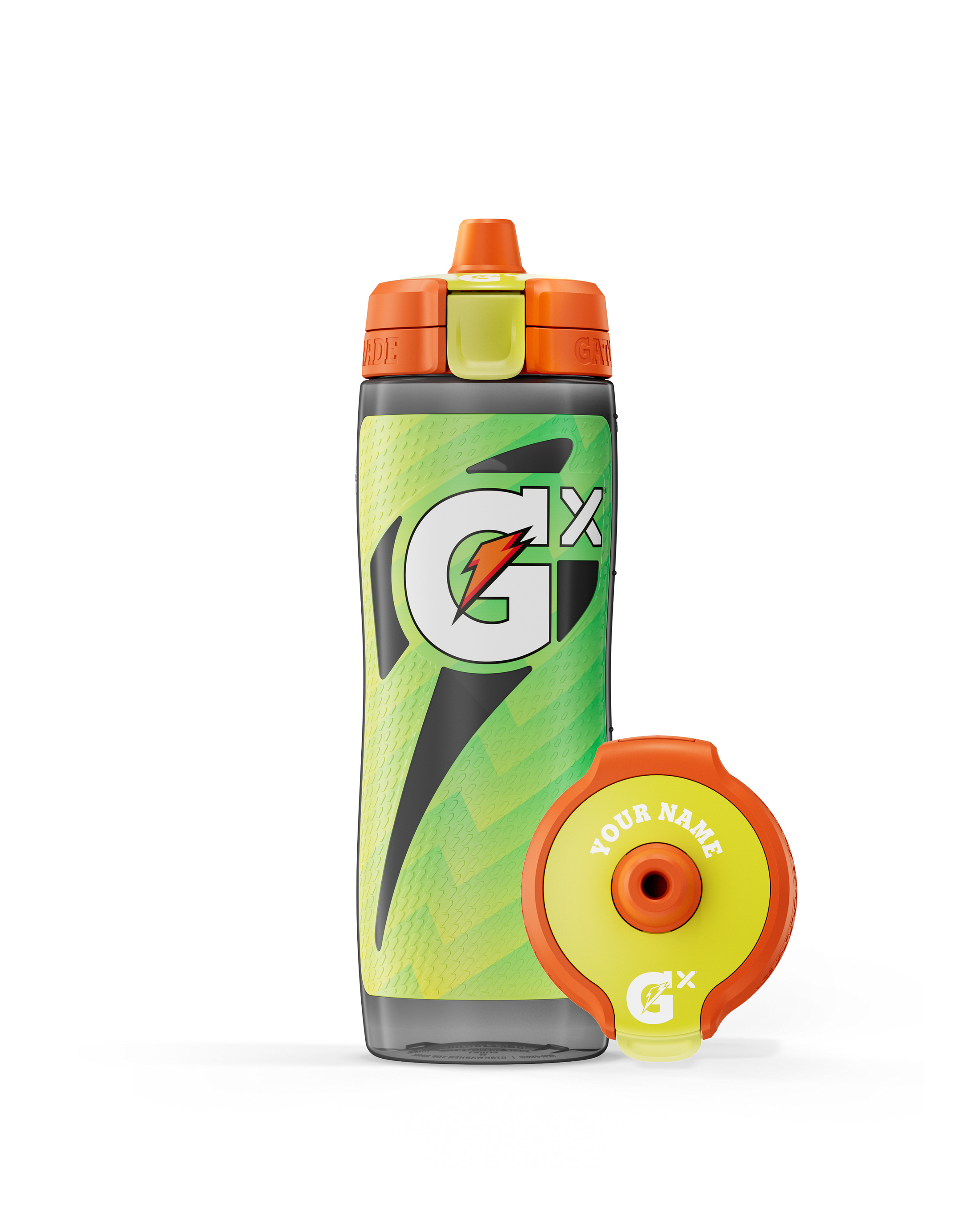Gx Patterned Water Bottle - Shadow