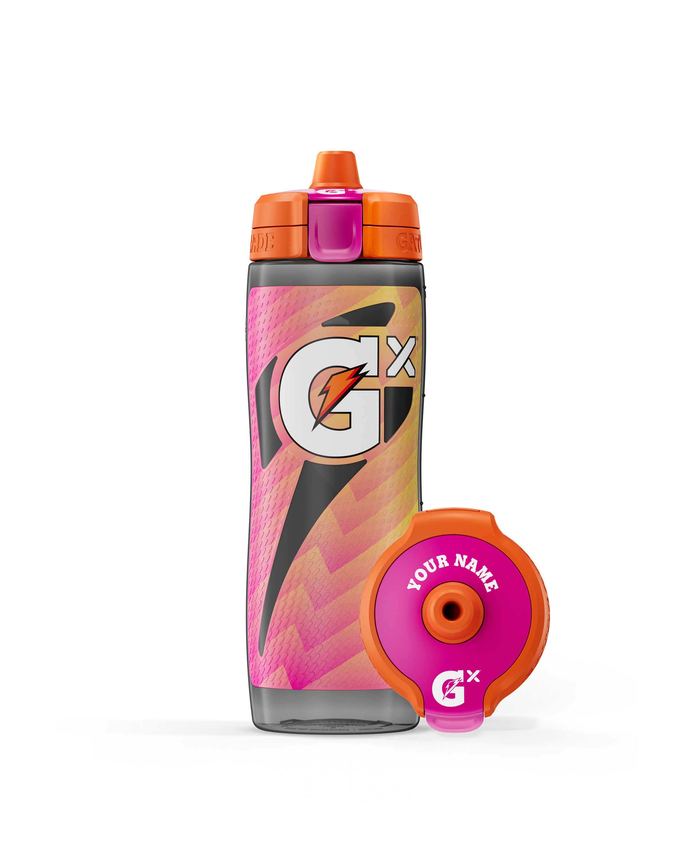 Gx Patterned Water Bottle - Shadow