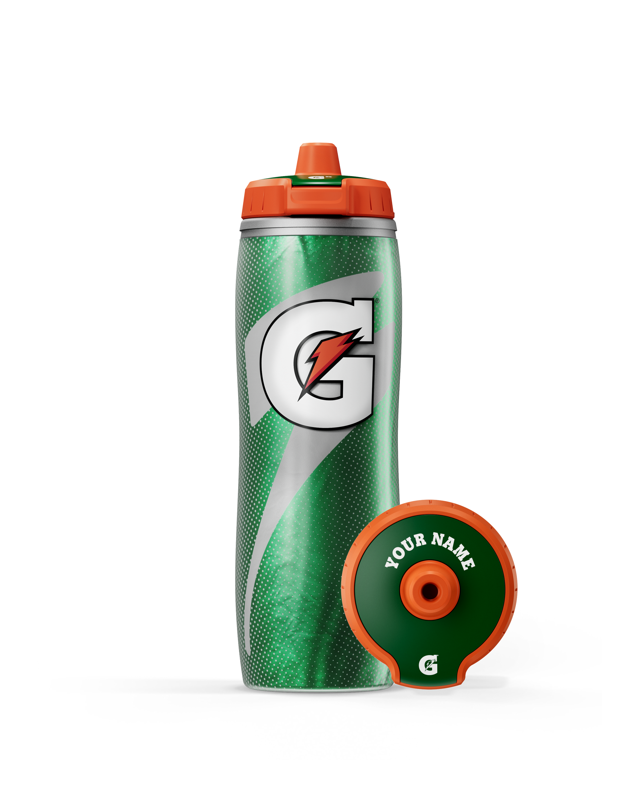 Insulated Squeeze Personalized Water Bottle