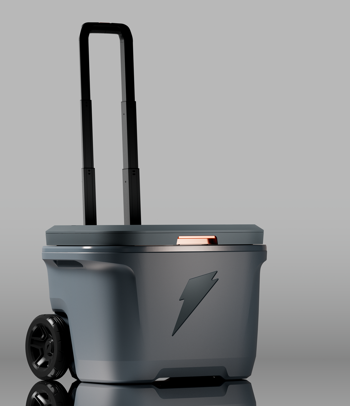 Huddle Rolling Cooler - Grey - Cooler - PDP Detail 3