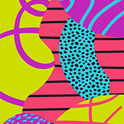 Gx Patterned Water Bottle - Shadow - Yellow