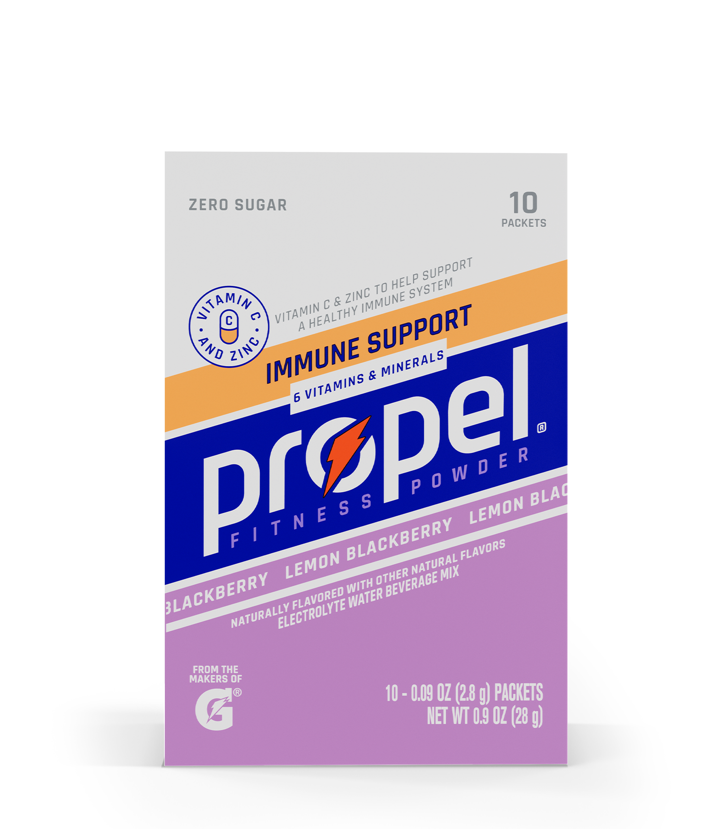 Propel Immune Support - Lemon Blackberry - Single Serve - PDP Detail 6
