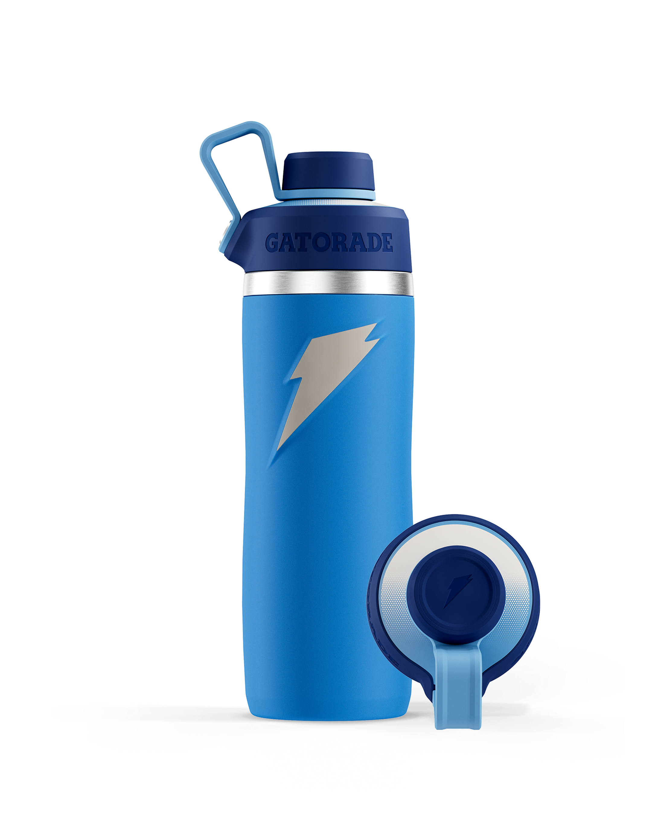 royal blue - navy colorblock overtime bottle