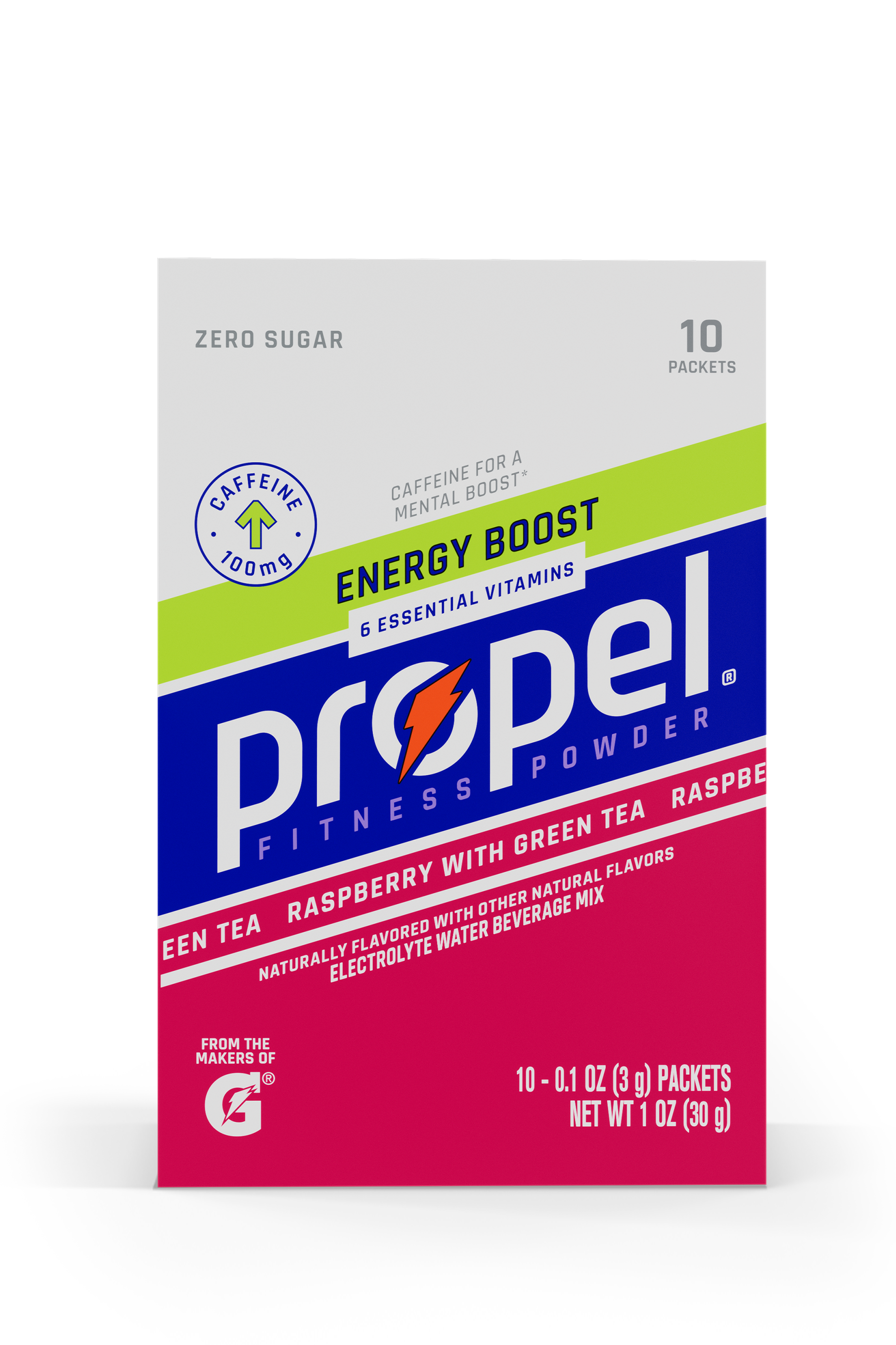 Propel Energy Boost - Raspberry Green Tea - PDP Detail 5