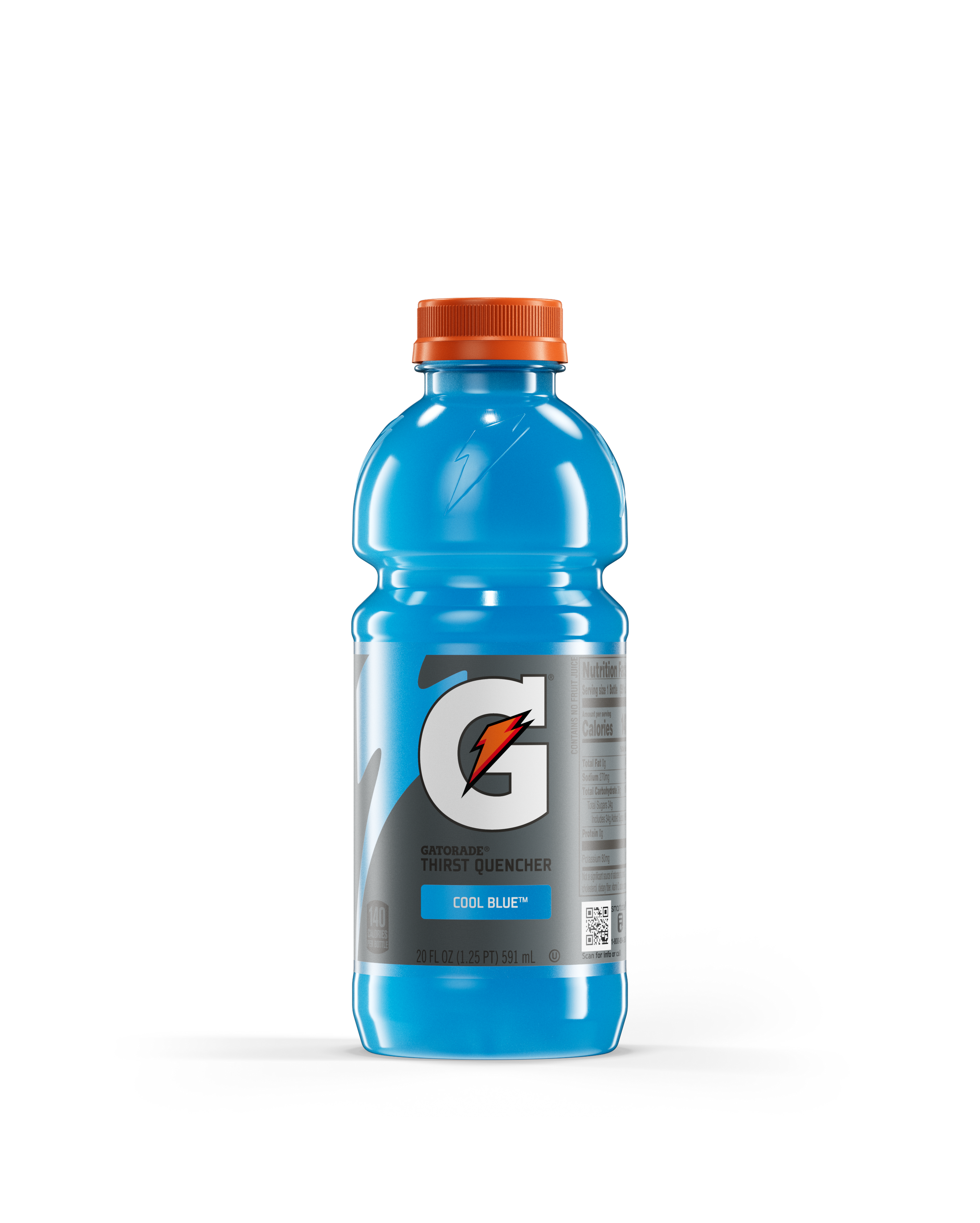 gatorade thirst quencher cool blue 20 oz bottle rtd