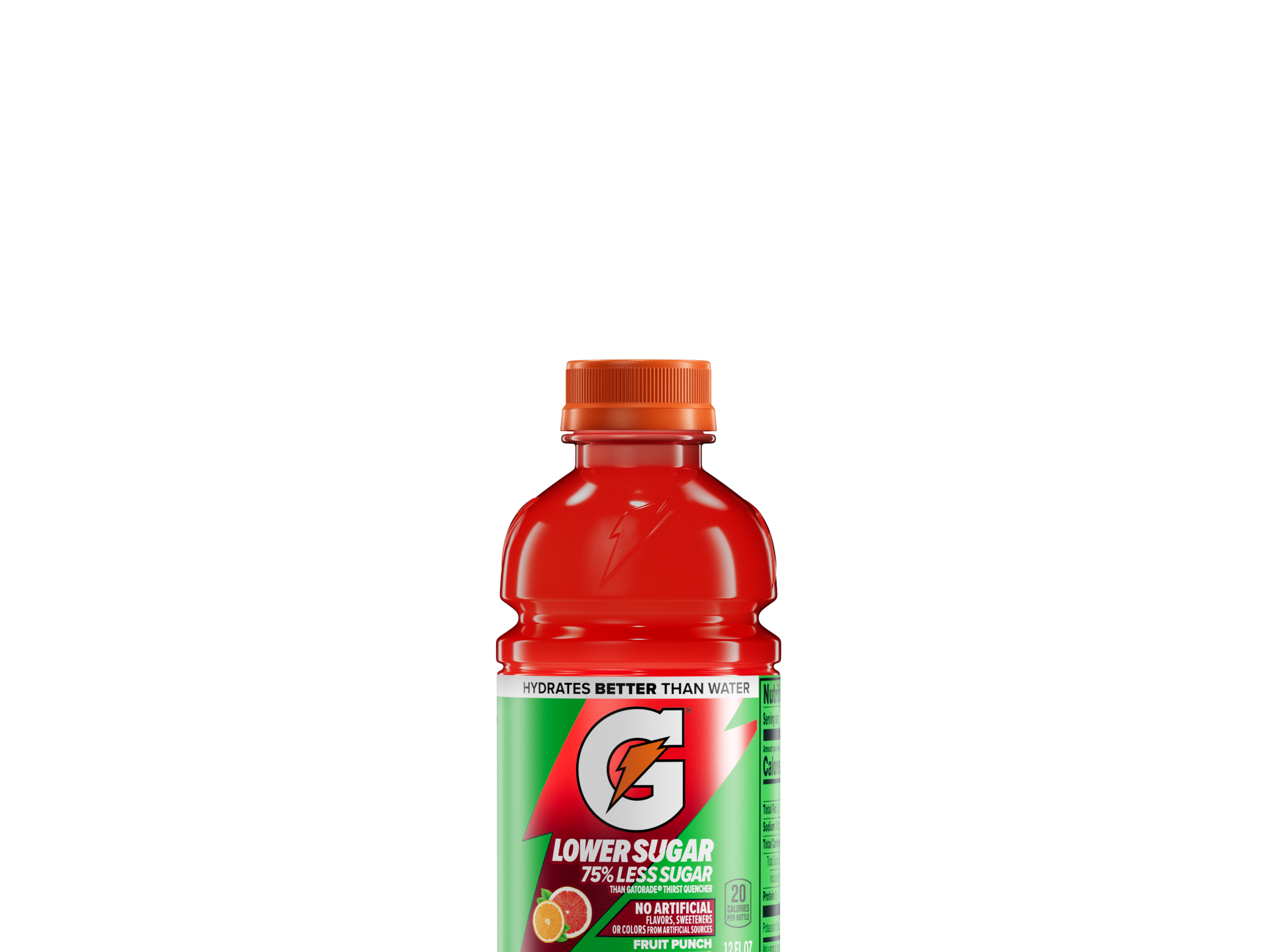 Gatorade Lower Sugar - Fruit Punch - 12 fl oz - PDP Hero 1